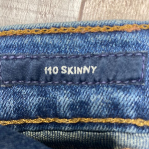 Lucky Brand Medium Wash 110 Skinny Jeans 28x32 - Picture 6 of 10